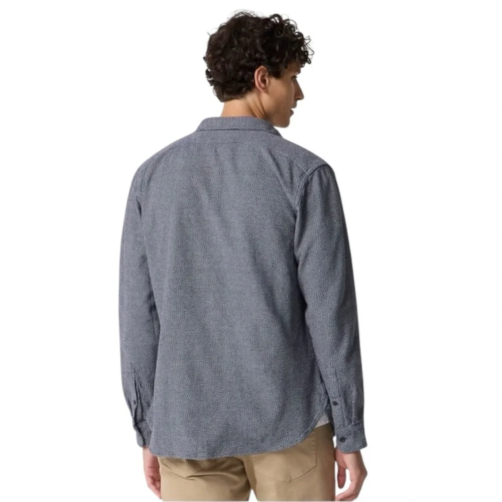 J. Crew Woven Work Shirt for Men in Blue Melange